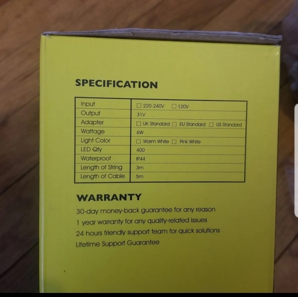 Lofter Decorative Be Inspired 400 LED Decorative Sring Lights - Picture 6 of 7